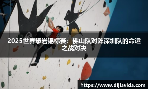 2025世界攀岩锦标赛：佛山队对阵深圳队的命运之战对决